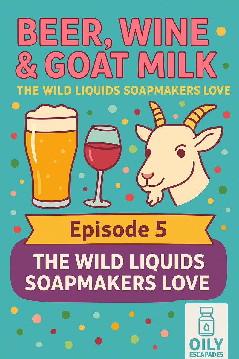 Lye to Me Gently- The Secrets of Soapmaking- Episode 5 “Beer, Wine & Goat Milk: The Wild Liquids Soapmakers Love”