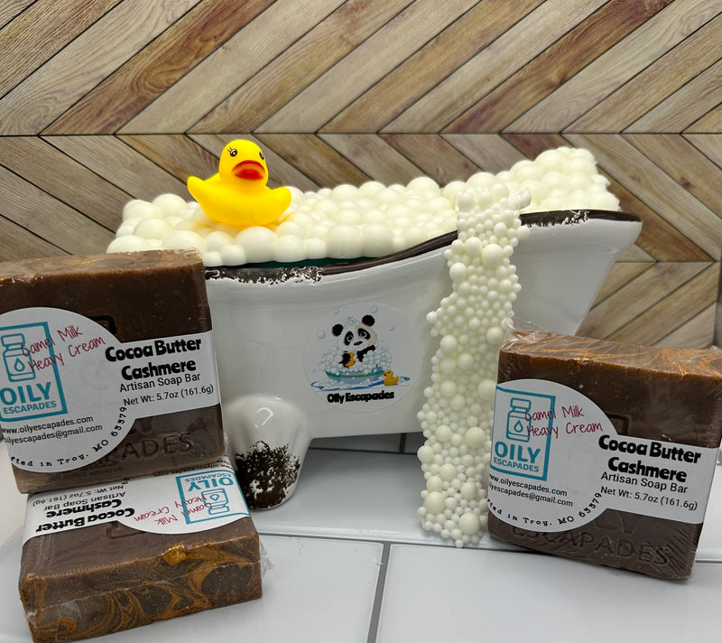 Cocoa Butter Cashmere Artisan Soap Bar